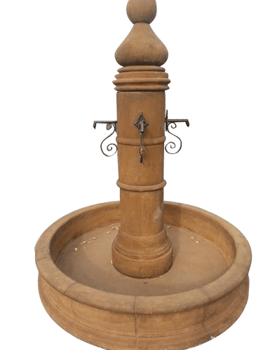 Ventoux Pond Outdoor Cast Stone Garden Fountain For Spouts Fountain Tuscan